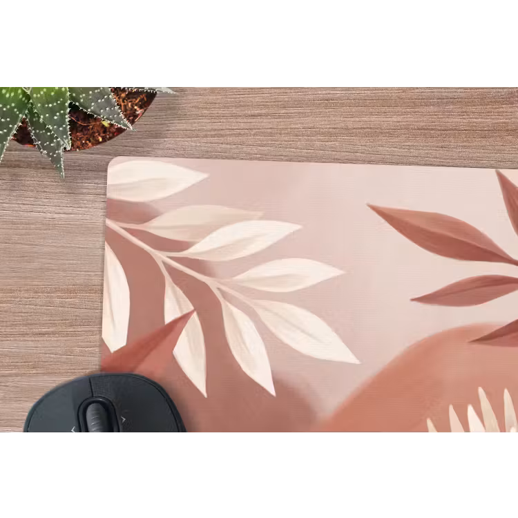 Muismat - Planten - Bladeren - Botanisch - Modern - Bruin — 4