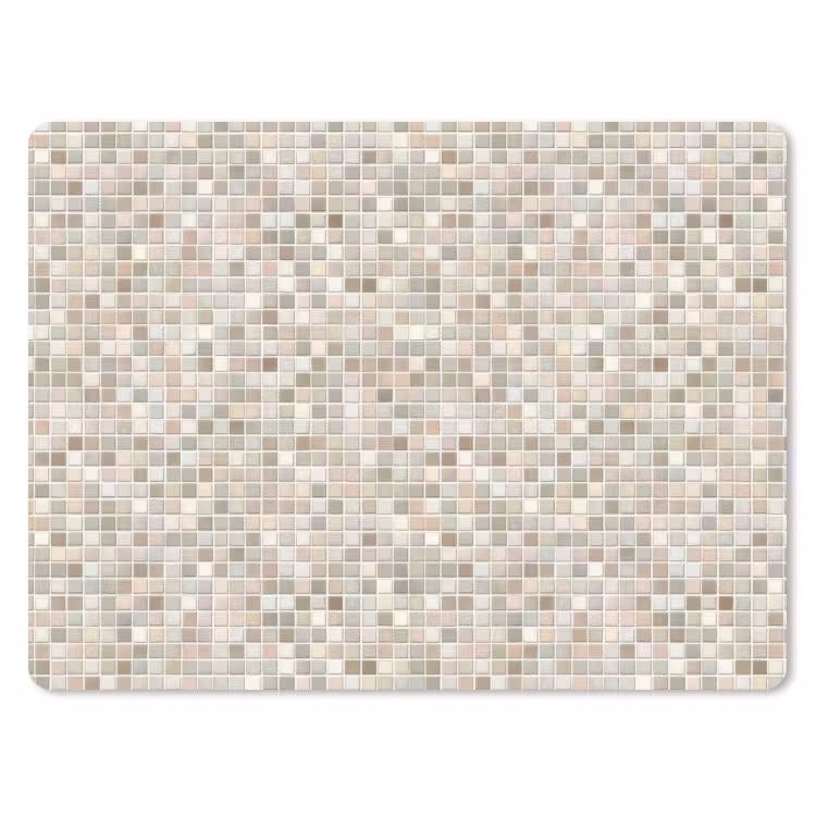 Muismat - Mozaïek - Patroon- Taupe — 1