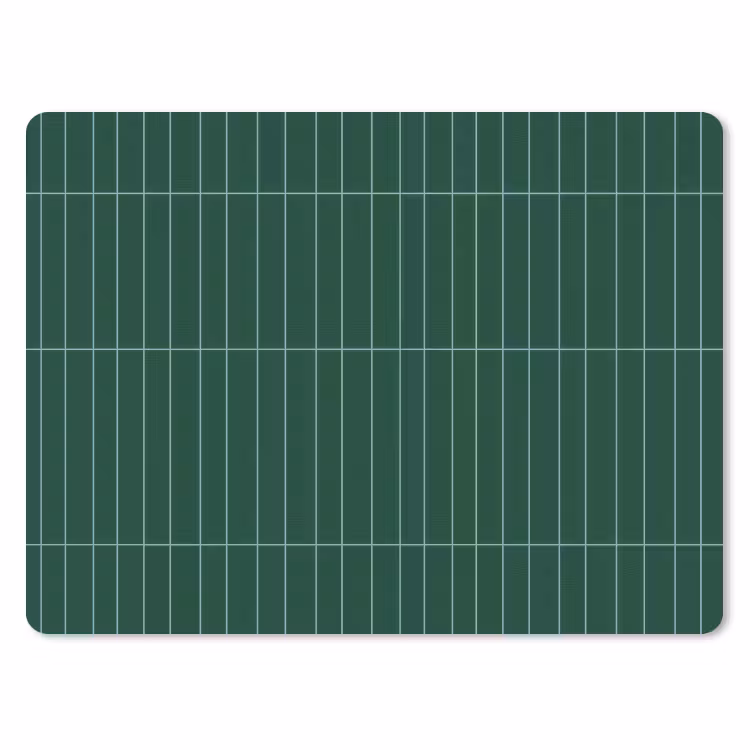 Muismat - Patroon - Tegels - Donkergroen — 1