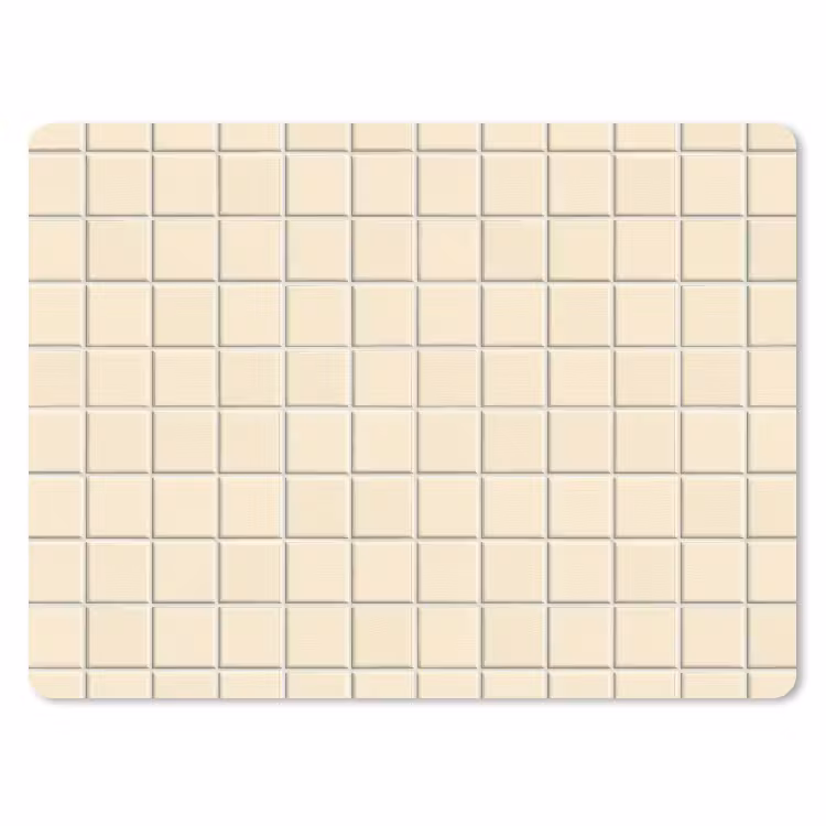 Muismat - Patroon - Tegels - Gebroken - Wit — 1