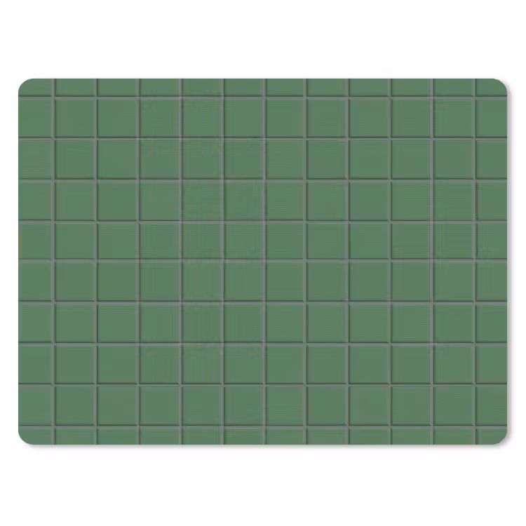 Muismat - Patroon - Tegels - Groen — 1