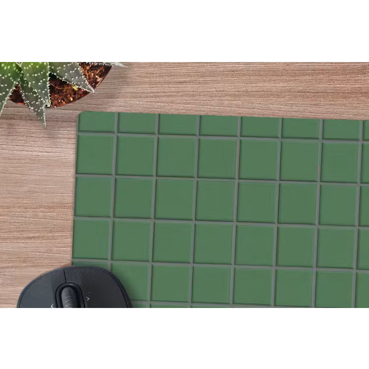 Muismat - Patroon - Tegels - Groen — 4