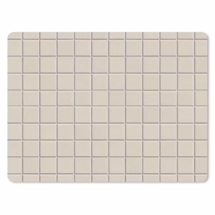 Muismat - Patroon - Tegels - Taupe — 1