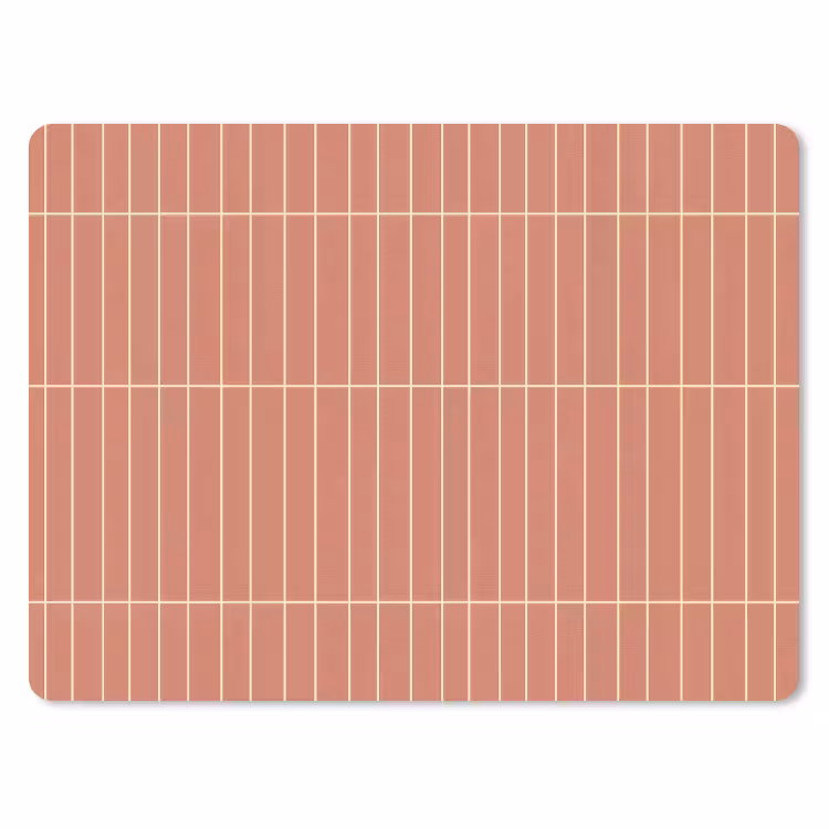 Muismat - Patroon - Tegels - Terracotta — 1