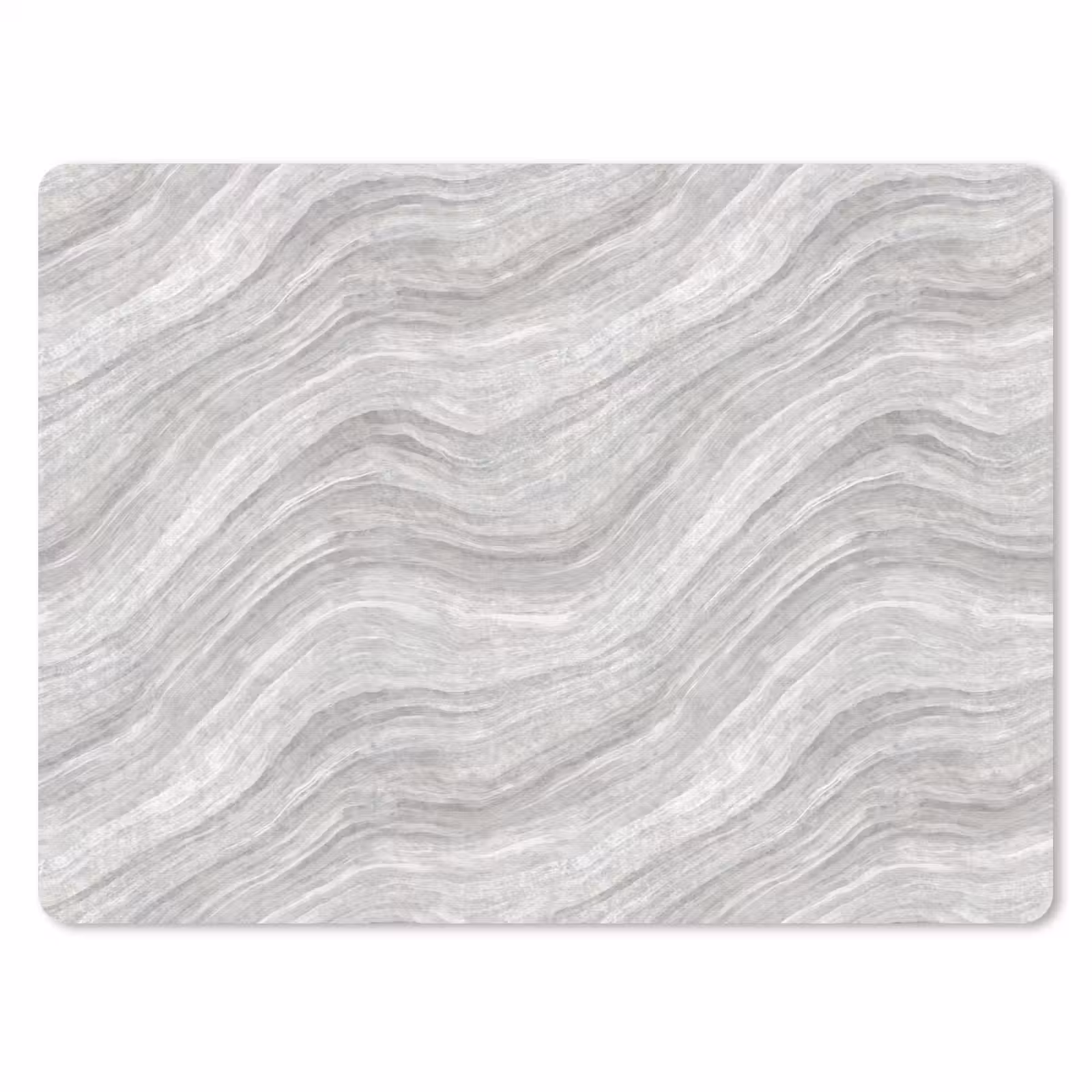 Muismat - Patroon - Helder - Wit - Grijs — 1