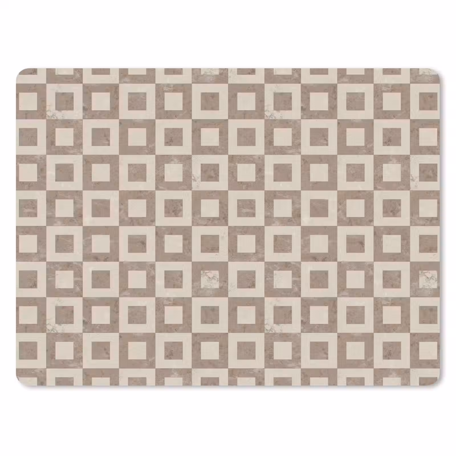 Muismat - Patroon - Marmer - Beige — 1