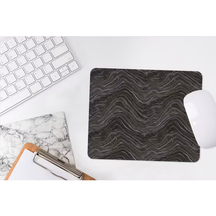 Muismat - Patroon - Contrast - Antraciet — 2