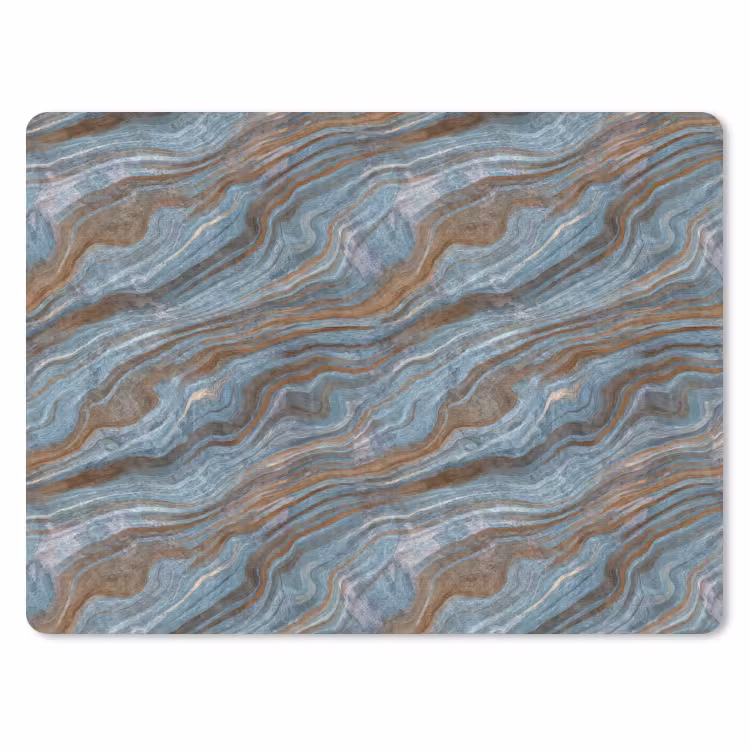 Muismat - Patroon - Steen - Blauw — 1