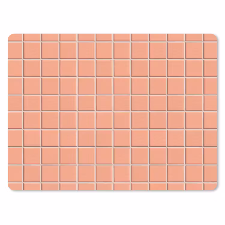 Muismat - Patroon - Tegels - Perzik — 1