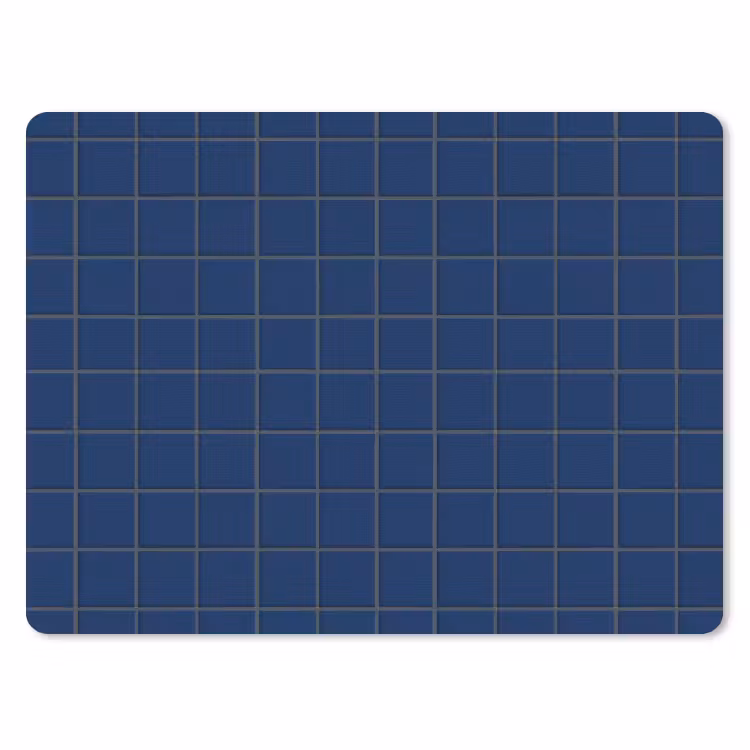 Muismat - Tegel - Patroon - Blauw — 1