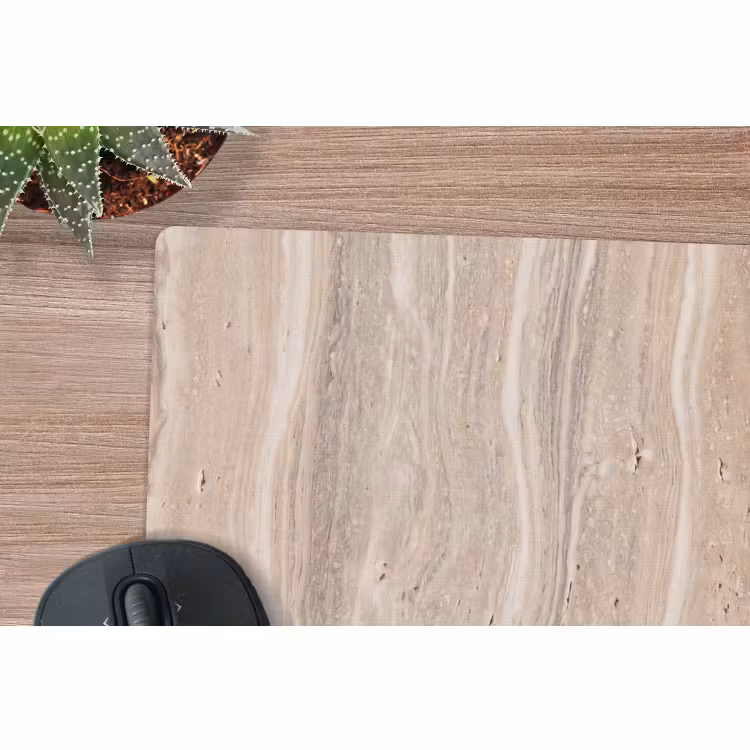 Muismat - Steen - Patroon - Textuur - Natuurlijk - Beige — 4