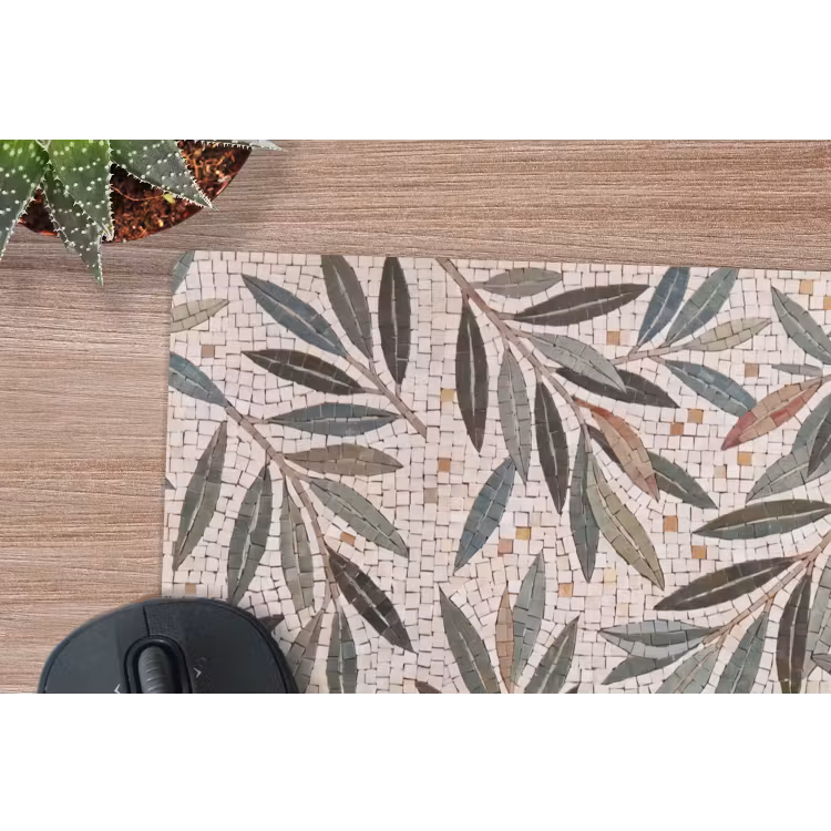 Muismat - Plant - Blad - Mozaïek - Groen — 4