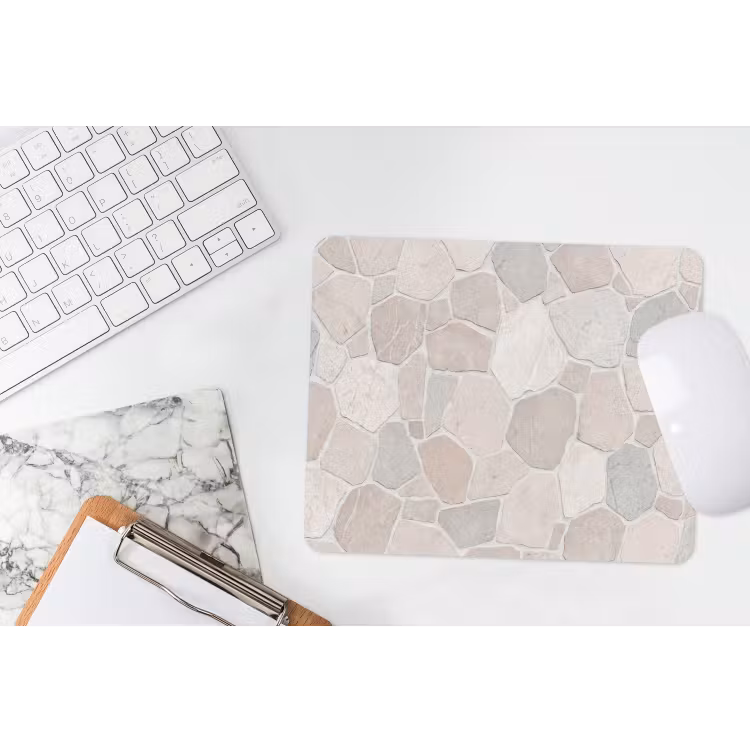 Muismat - Steen - Patroon - Textuur - Beige — 2
