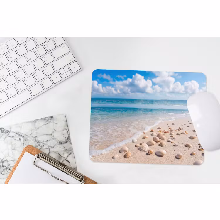 Muismat - Schelpen - Strand - Natuur - Beige — 2