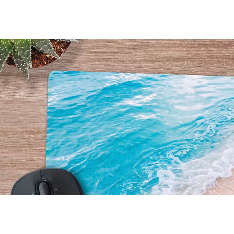Muismat - Strand - Zee - Golf - Natuur - Blauw — 4