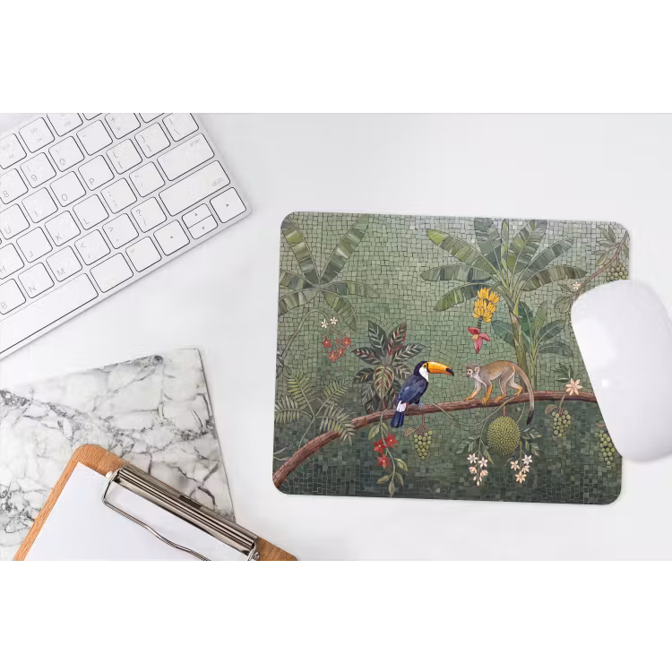 Muismat - Vogel - Dier - Jungle - Mozaïek - Natuur — 2
