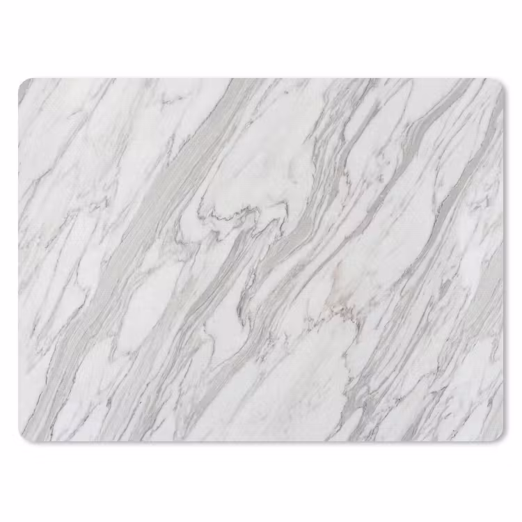 Muismat - Marmer - Wit - Grijs - Structuur - Modern — 1