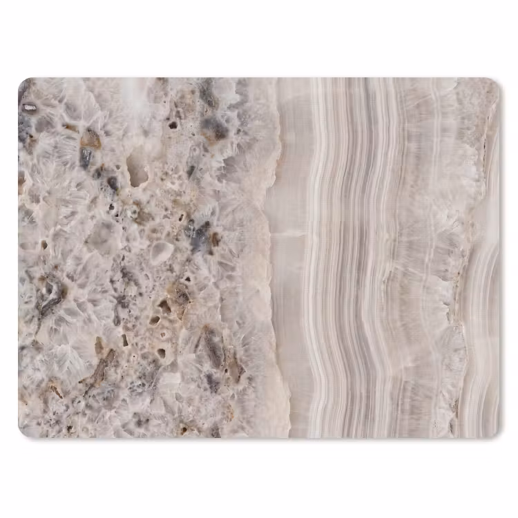 Muismat - Steen - Textuur - Abstract - Beige - Wit — 1