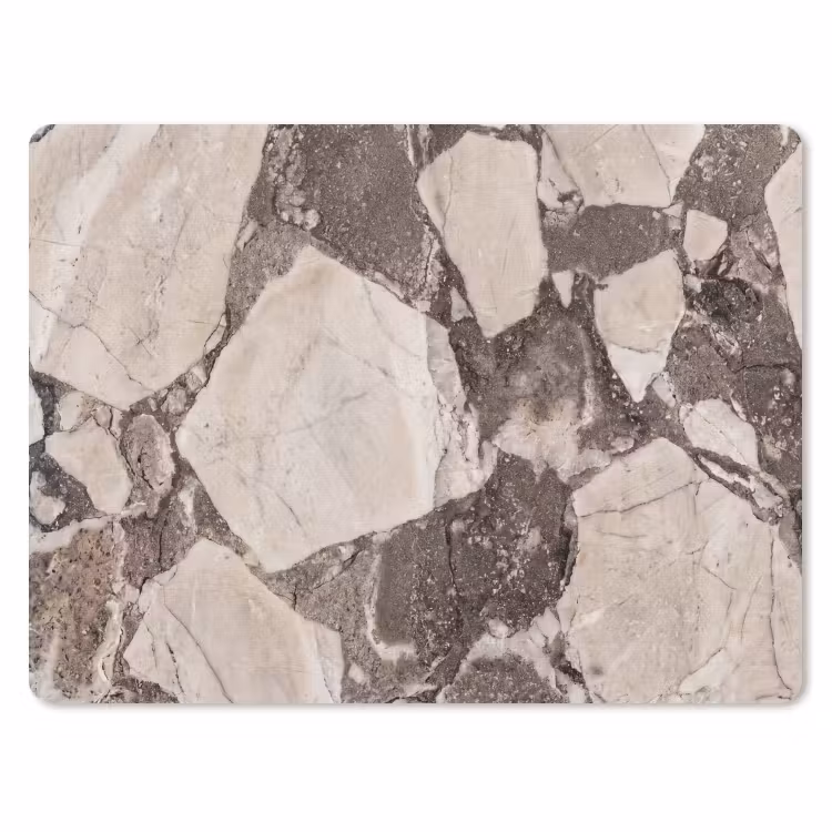 Muismat - Textuur - Marmer - Abstract - Beige - Bruin — 1