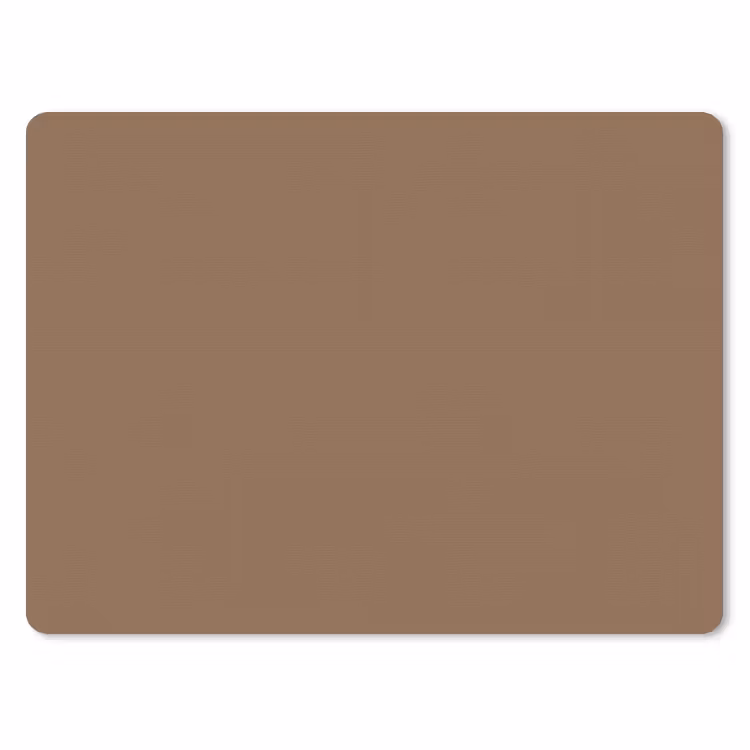 Muismat - Soft - Walnut - Bruin — 1