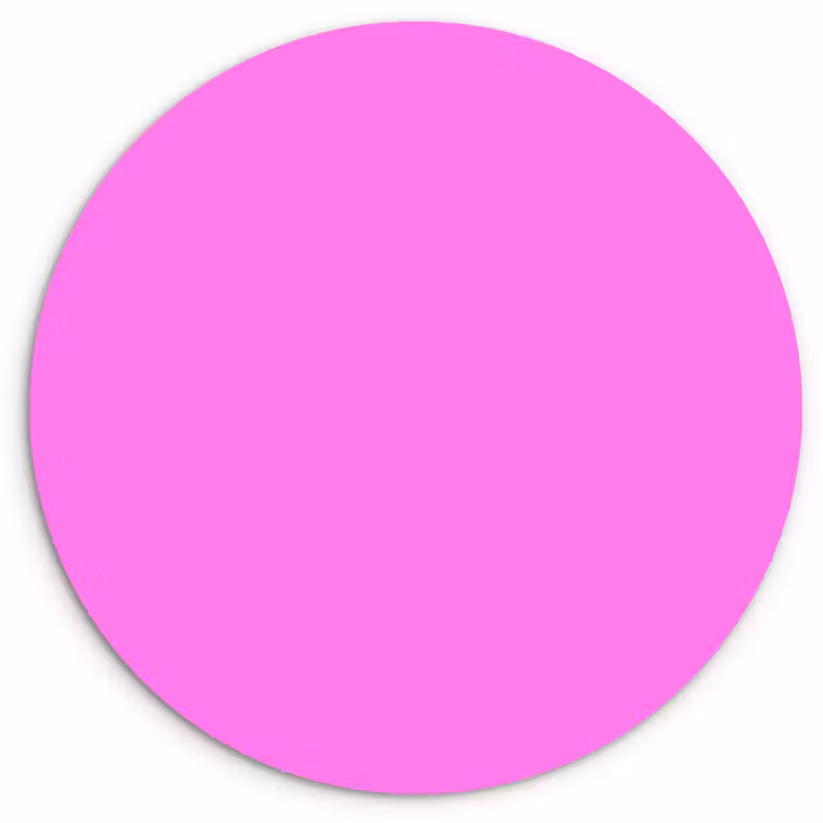 Muurcirkel - Bright - Orchid - Roze — 1