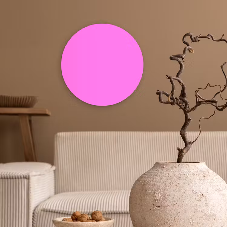 Muurcirkel - Bright - Orchid - Roze — 2