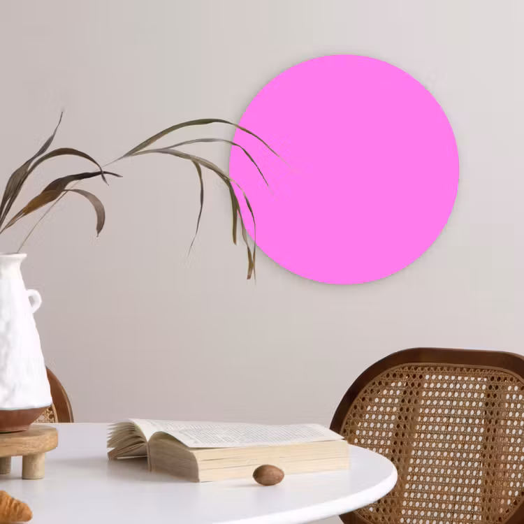 Muurcirkel - Bright - Orchid - Roze — 4