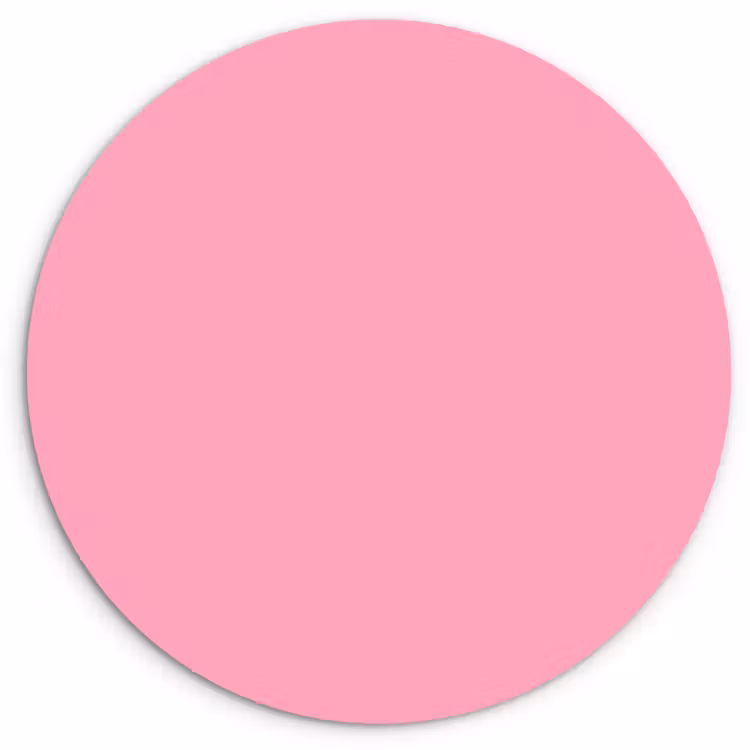 Muurcirkel - Bubblegum - Pink - Roze — 1