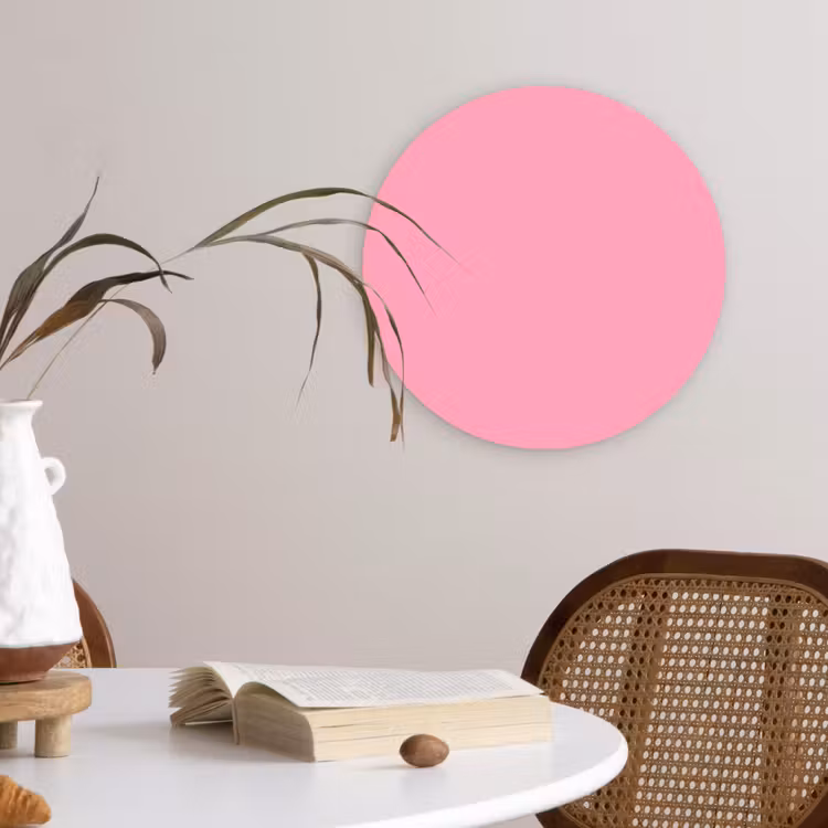 Muurcirkel - Bubblegum - Pink - Roze — 4