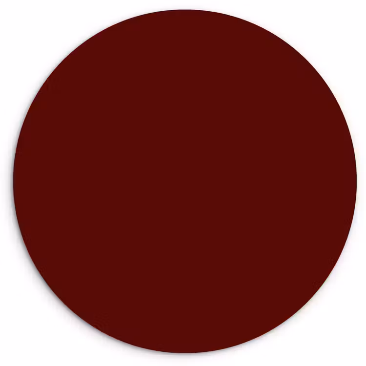 Muurcirkel - Burnt - Mahogany - Rood — 1