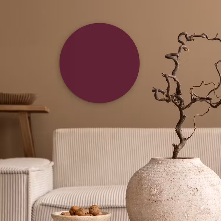 Muurcirkel - Deep - Plum - Paars — 2