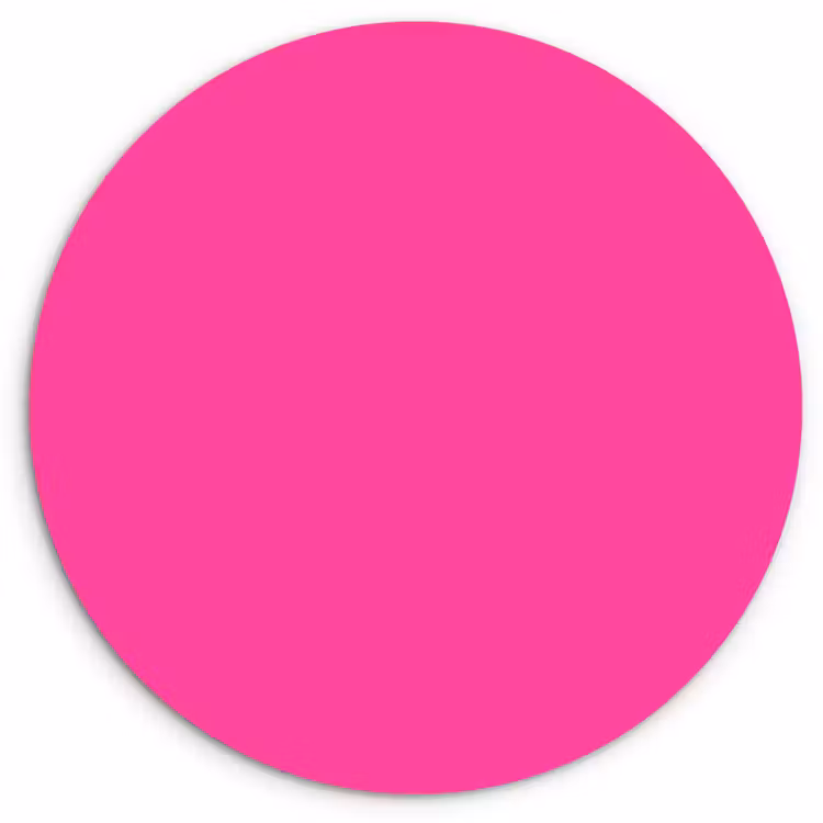 Muurcirkel - Electric - Magenta - Roze — 1