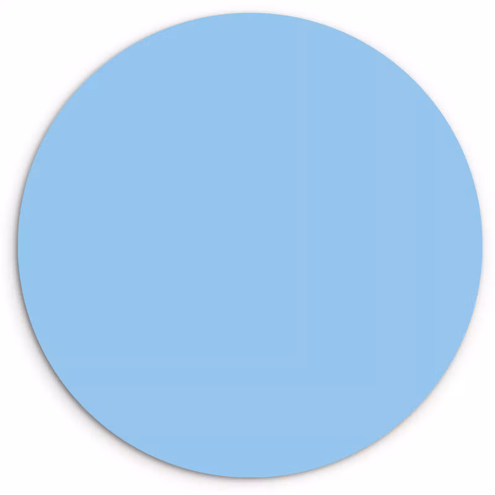 Muurcirkel - Baby - Blue - Blauw — 1