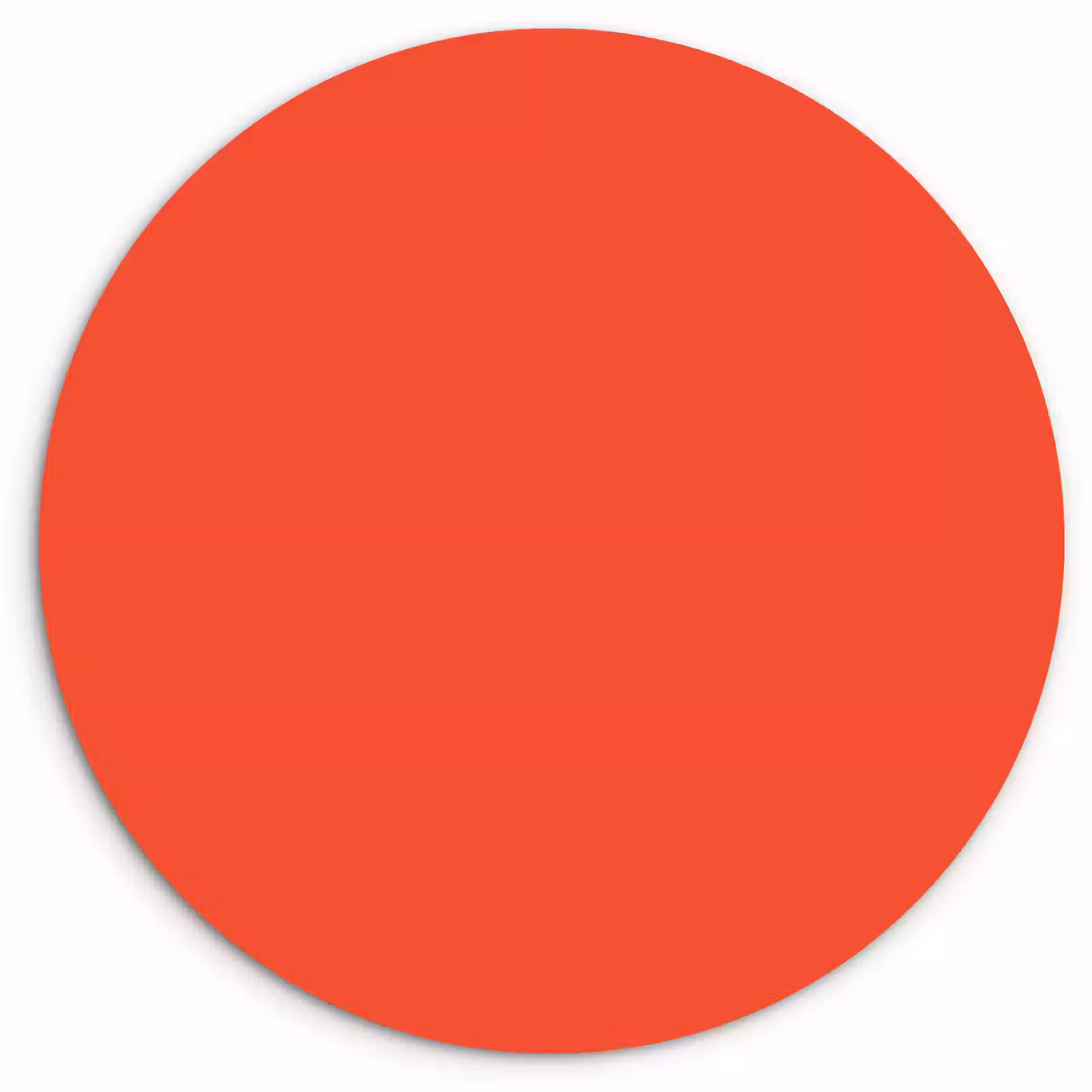 Muurcirkel - Burnt - Coral - Oranje — 1