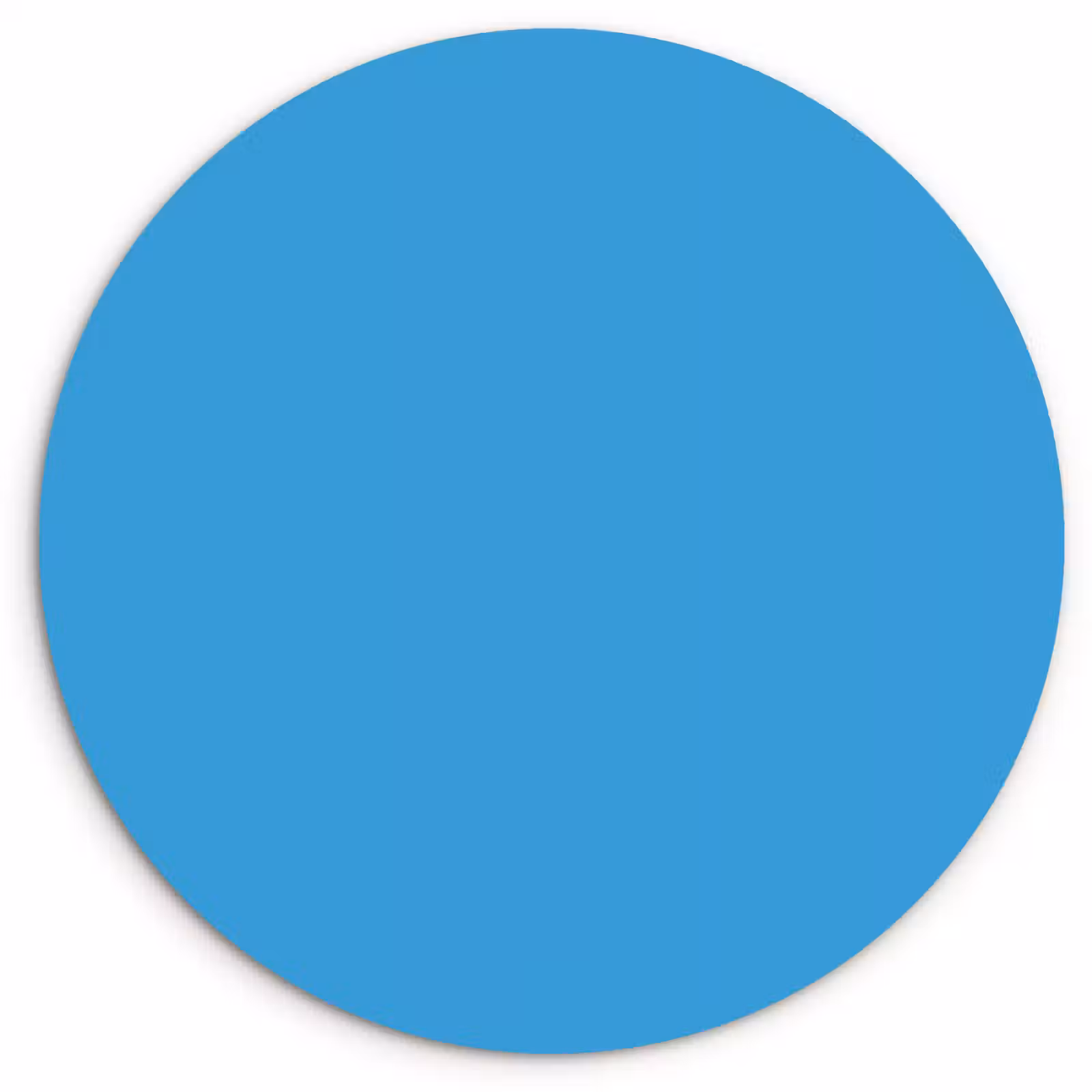 Muurcirkel - Cerulean - Breeze - Blauw — 1