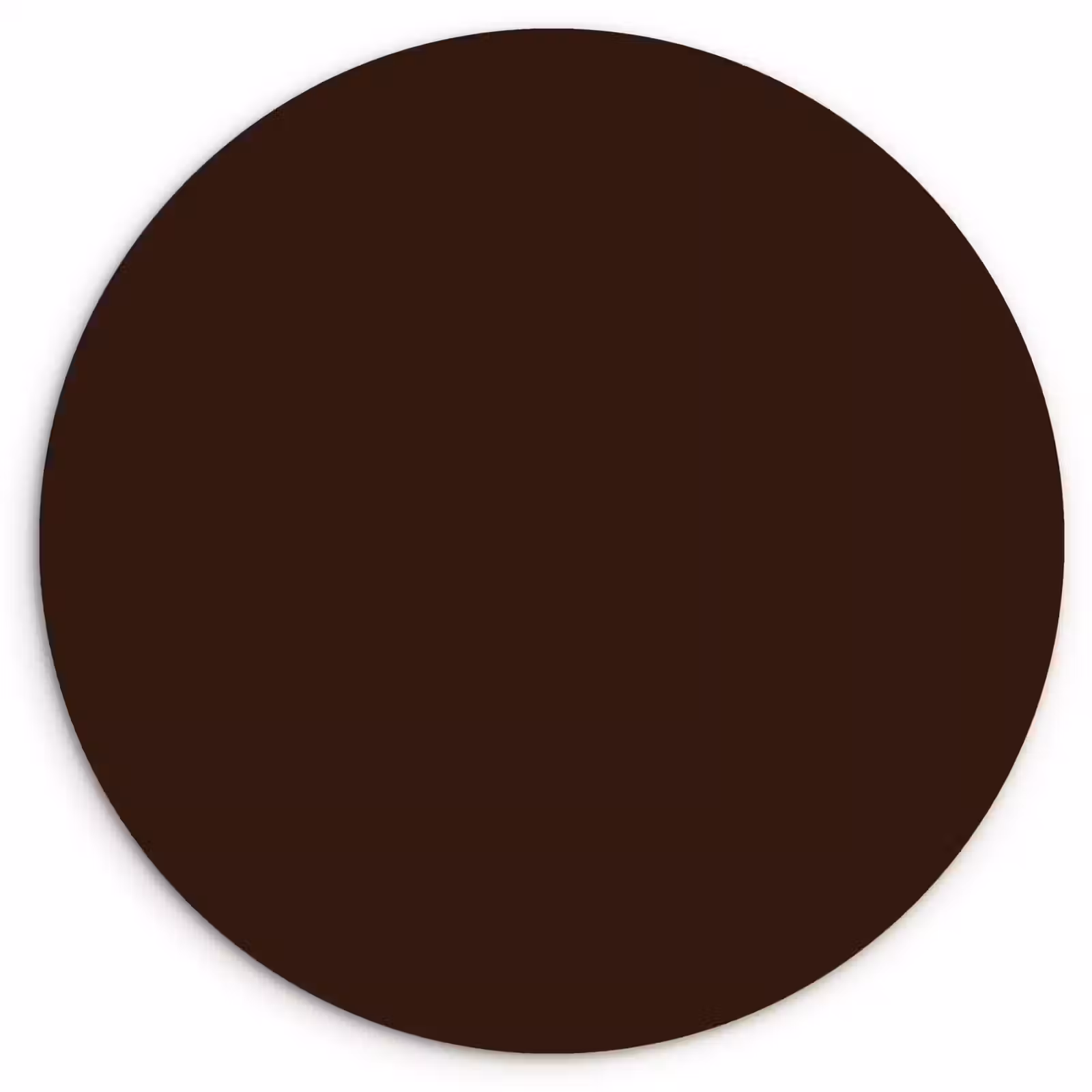 Muurcirkel - Dark - Chocolate - Bruin — 1