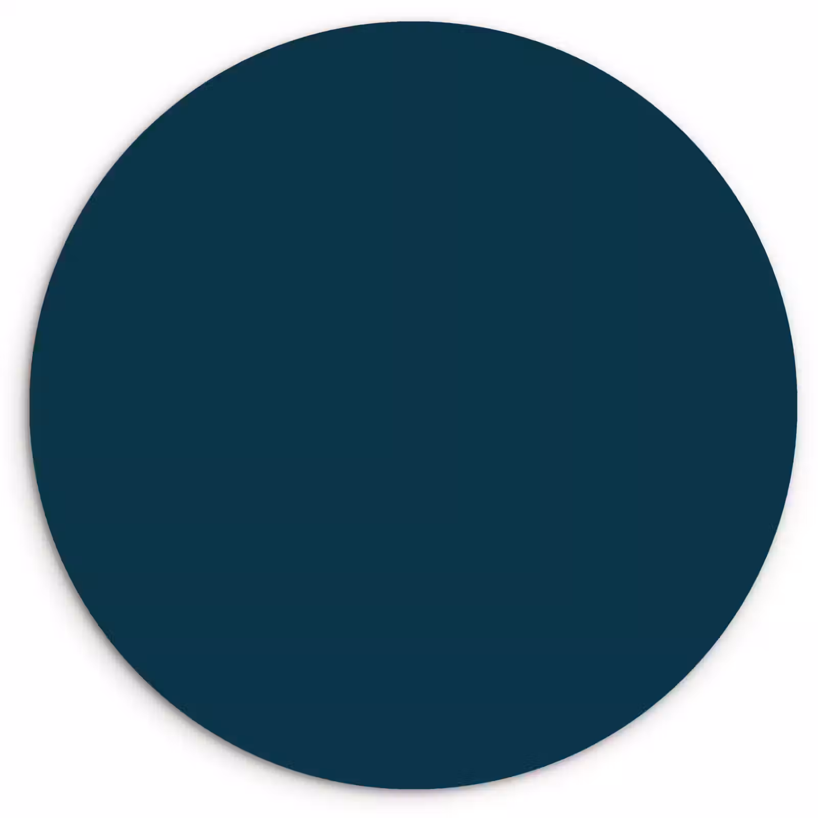 Muurcirkel - Dark - Indigo - Blauw — 1