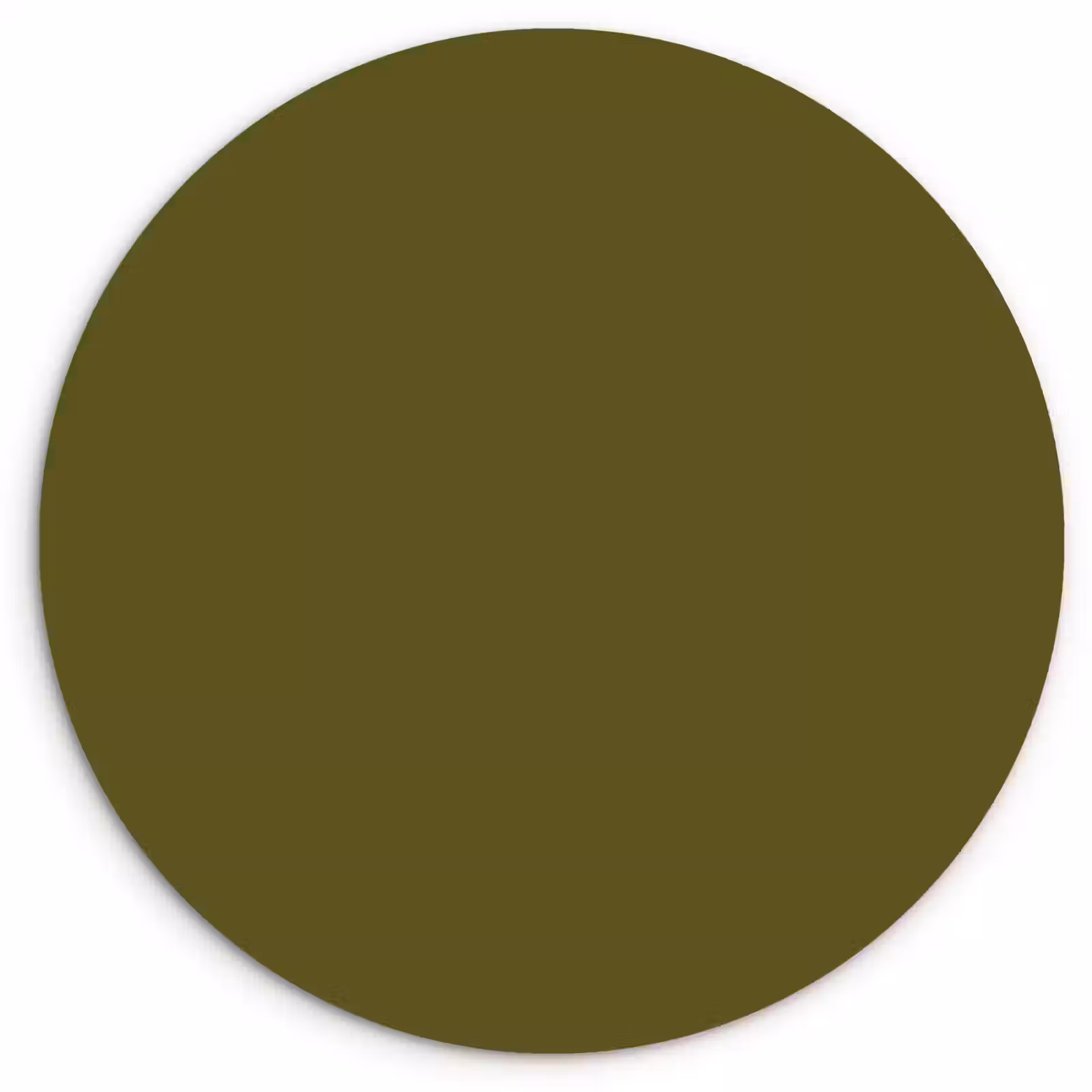Muurcirkel - Dark - Olive - Groen — 1