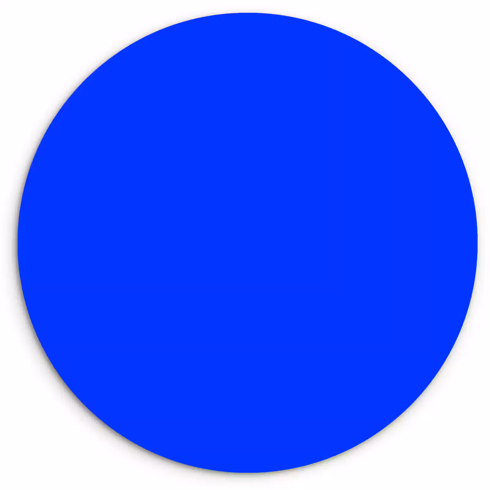 Muurcirkel - Electric - Blue - Blauw — 1