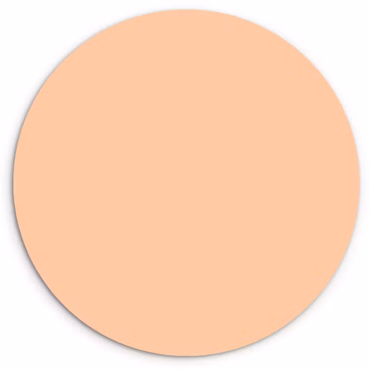 Muurcirkel - Apricot - Blush - Nude — 1