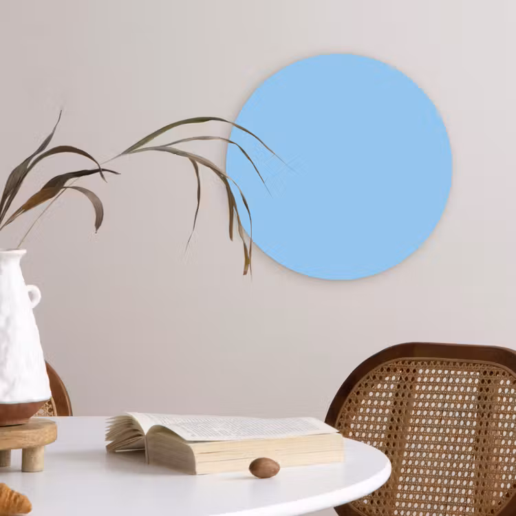 Muurcirkel - Baby - Blue - Blauw — 4