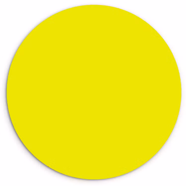 Muurcirkel - Bright - Canary - Geel — 1