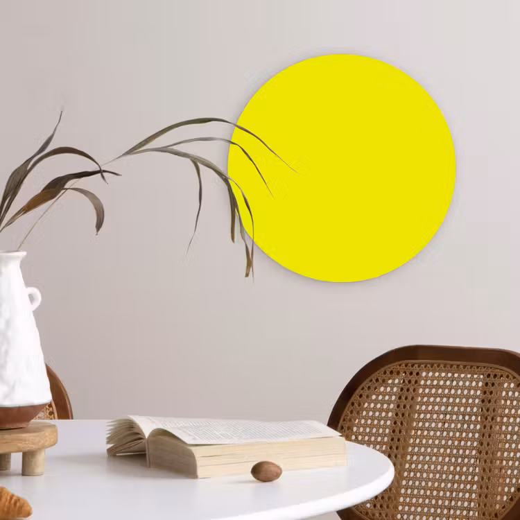 Muurcirkel - Bright - Canary - Geel — 4