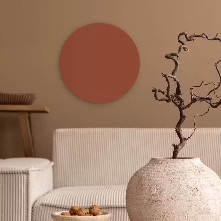 Muurcirkel - Burnt - Mahogany - Terracotta — 2