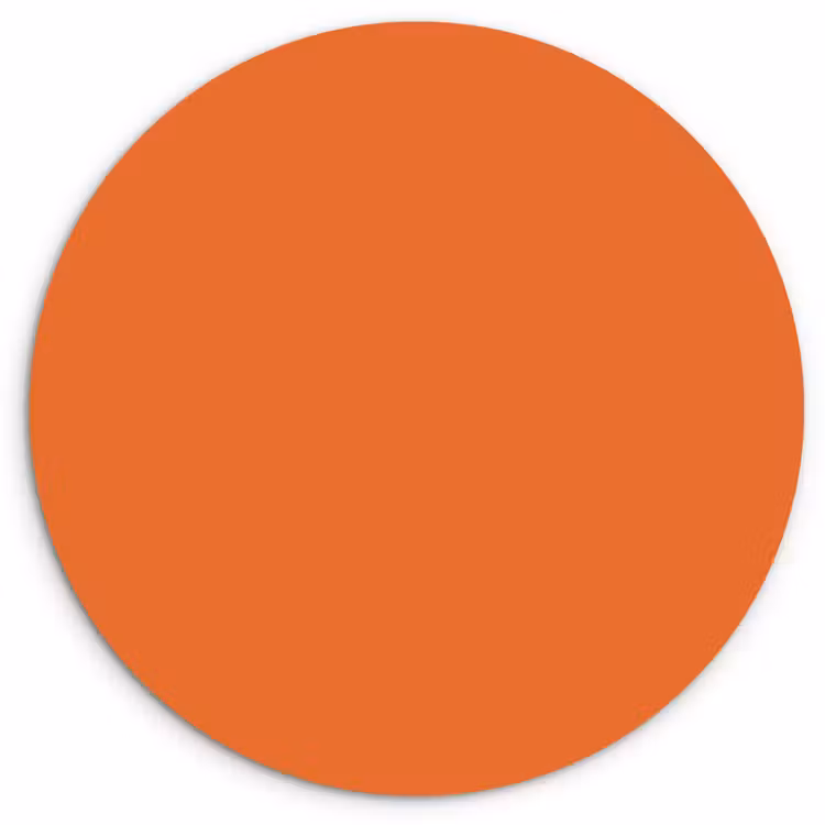 Muurcirkel - Burnt - Sienna - Oranje — 1