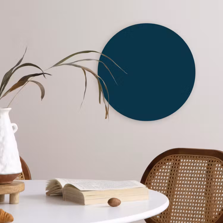 Muurcirkel - Dark - Indigo - Blauw — 4