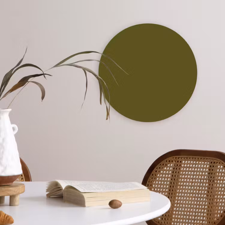 Muurcirkel - Dark - Olive - Groen — 4