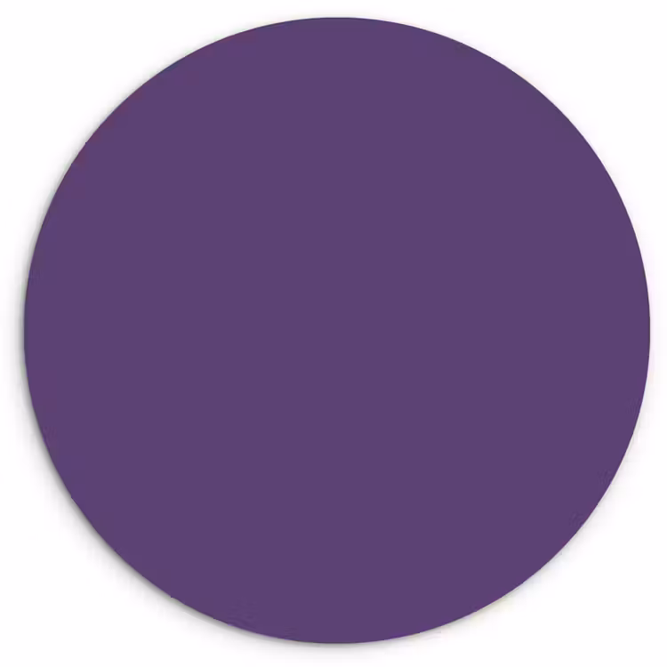 Muurcirkel - Deep - Plum - Paars — 1