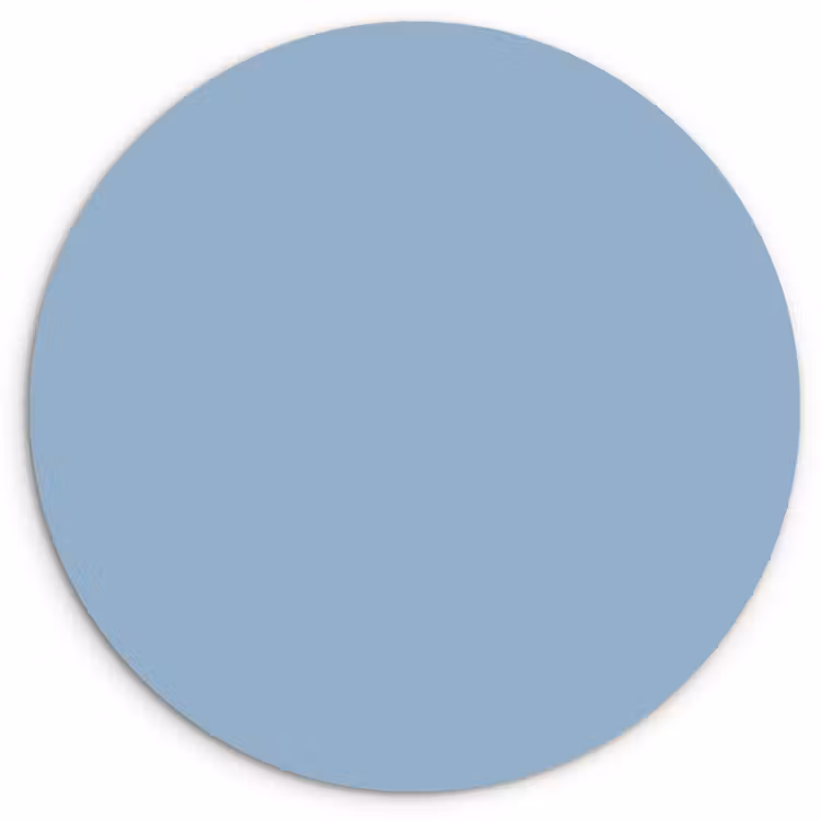 Muurcirkel - Dusty - Denim - Blauw — 1