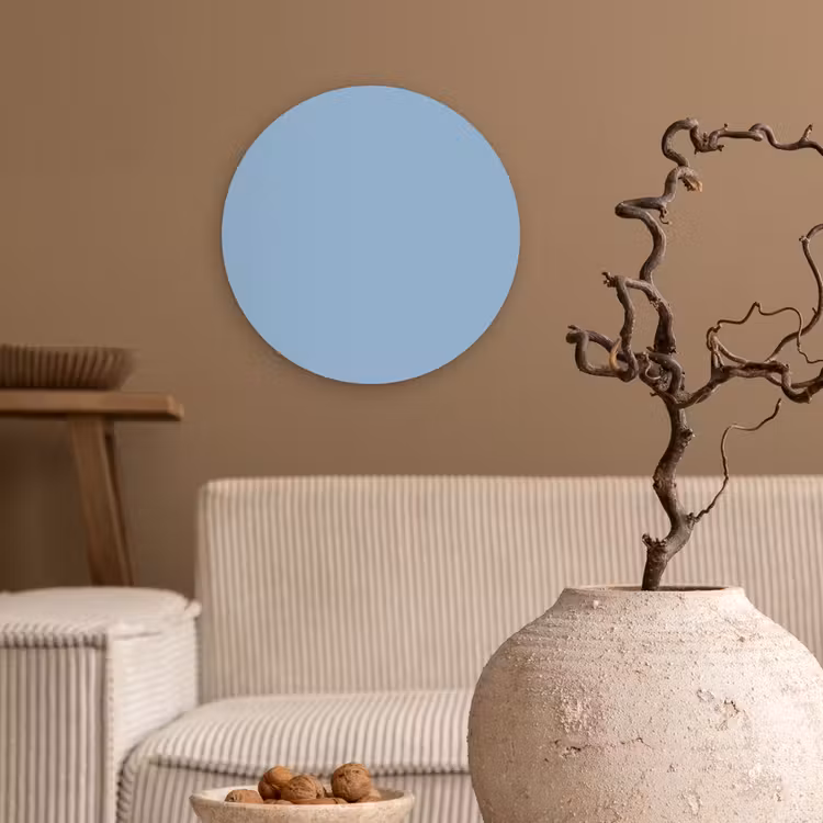 Muurcirkel - Dusty - Denim - Blauw — 2